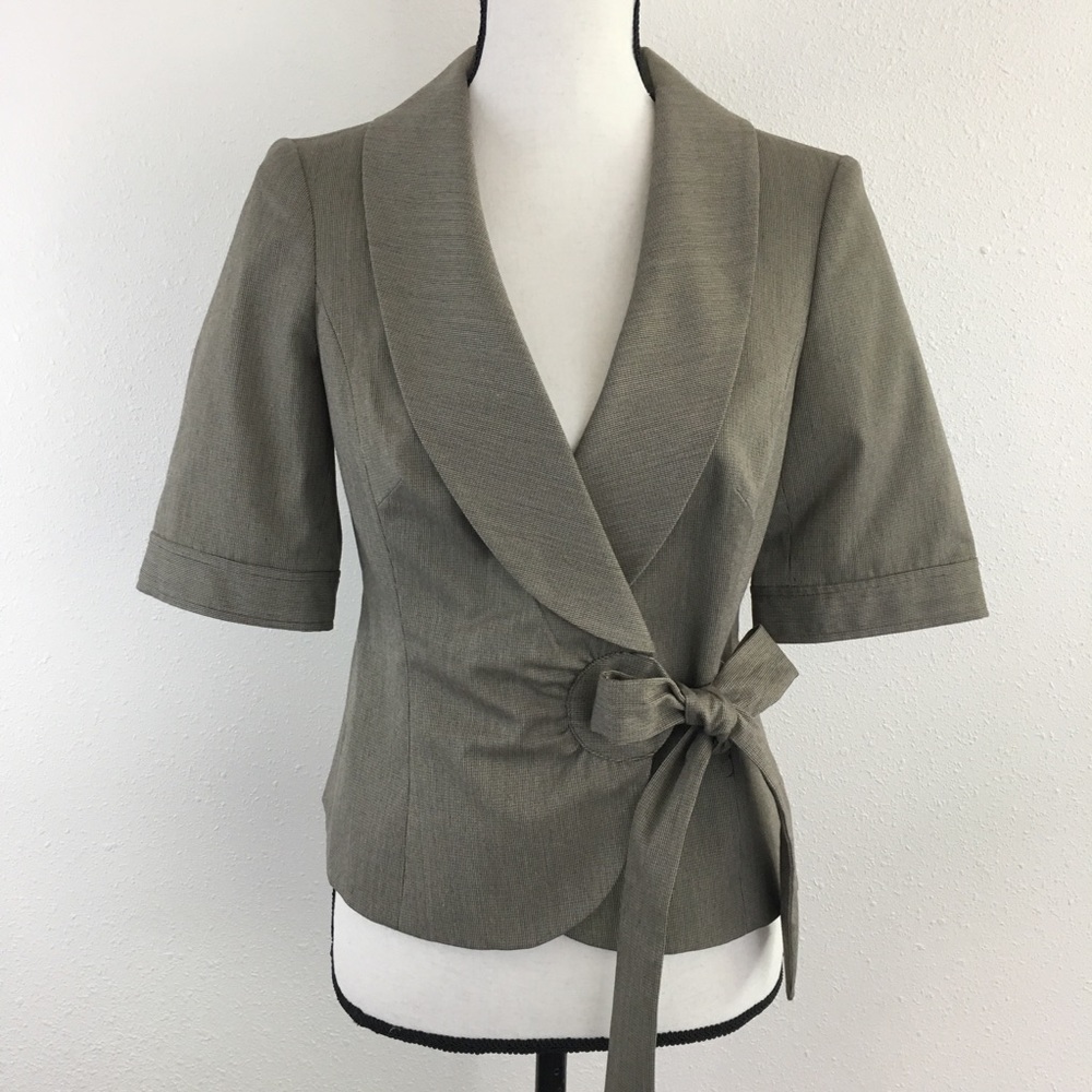 NWT Limited jacket with side tie brown/tan S